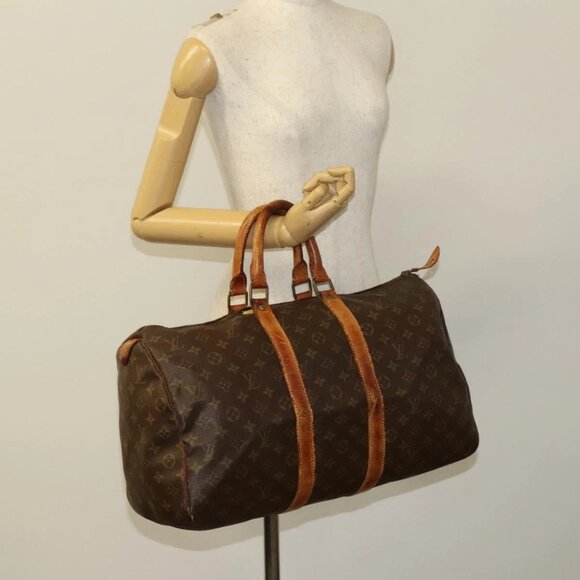 LOUIS VUITTON Monogram Keepall 45 Boston Bag - Picture 1 of 16